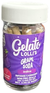 Gelato - LOLLIS | GRAPE SODA INF 5PK | 3G INDICA