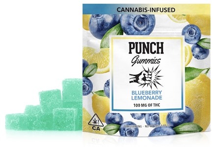 Punch - BLUEBERRY LEMONADE GUMMIES | 100MG