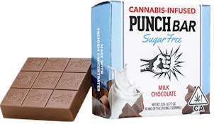 SUGAR FREE MILK CHOCOLATE PUNCHBAR | 100MG