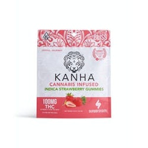 Kanha - INDICA STRAWBERRY GUMMIES | 100MG