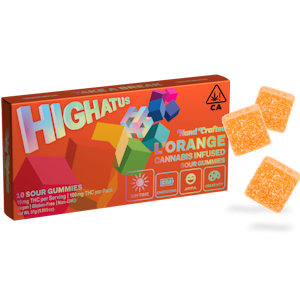 Highatus - L'ORANGE | SOUR GUMMY 10PK | 100MG SATIVA