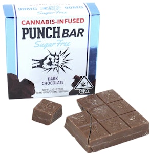 Punch - SUGAR FREE DARK CHOCOLATE PUNCHBAR | 100MG