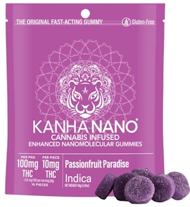 Kanha - PASSIONFRUIT PARADISE NANO GUMMIES | 100MG | 10PK