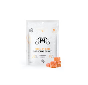 Heavy hitters - SOUR PEACH FAST ACTING GUMMY | 100MG