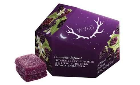 Wyld - BOYSENBERRY | 1:1:1 | THC:CBD:CBN | 10PK | GUMMIES | INDICA