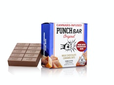 SOLVENTLESS  MILK CHOCOLATE CARAMEL BITS PUNCHBAR | 100MG