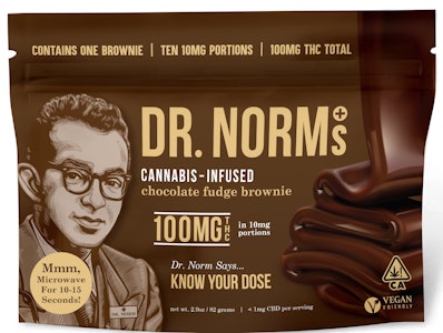 Dr norms - CHOCOLATE FUDGE BROWNIE | 100MG