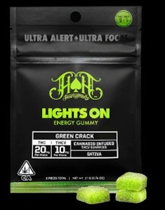 Heavy hitters - LIGHTS ON GREEN CRACK GUMMIES | 100MG