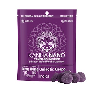 Kanha - GALACTIC GRAPE NANO GUMMIES | 100MG | 10PK