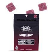 LIGHTS OUT | MIDNIGHT CHERRY | 1:1 CBN GUMMIES | 100MG