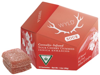 Wyld - SOUR CHERRY GUMMIES 100MG INDICA