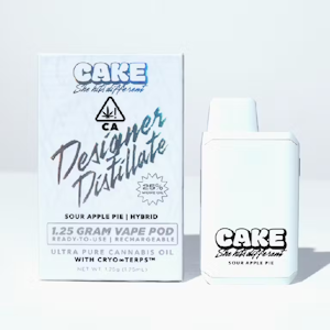 Cake - SOUR APPLE PIE | DESIGNER DIST AIO| 1.25G | HYBRID
