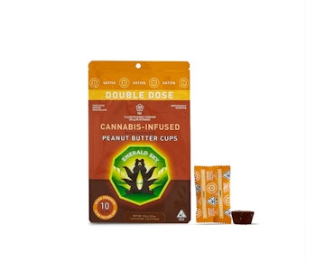 Emerald sky - SATIVA | MILK CHOCOLATE PEANUT BUTTER CUPS 10PK | 100MG