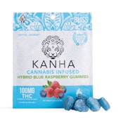 HYBRID BLUE RASPBERRY GUMMIES | 100MG